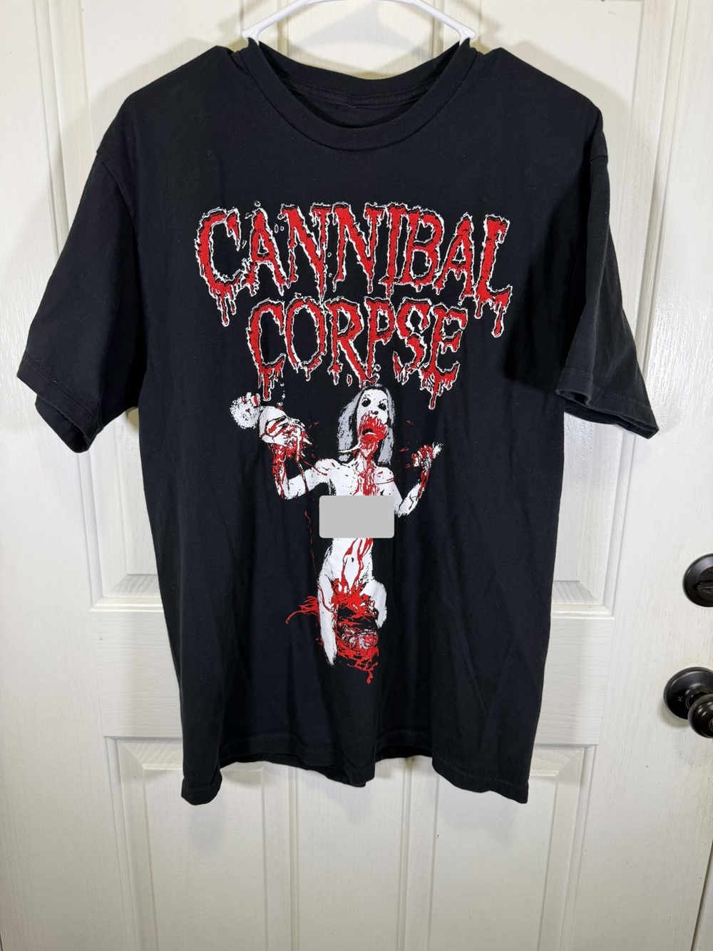 Black Cannibal Corpse Violence Unimagined Tee NSFW.